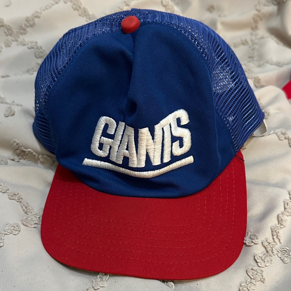 Blue and Red Giants Trucker Hat